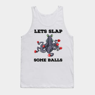 Ping Pong Table Tennis Tabletennis Funny Kraken Octopus Pun Tank Top